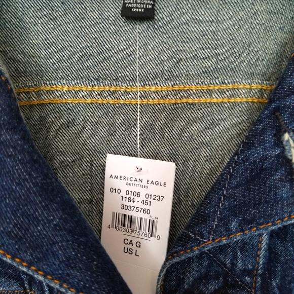 American eagle jean jackets - Picture 3 of 3